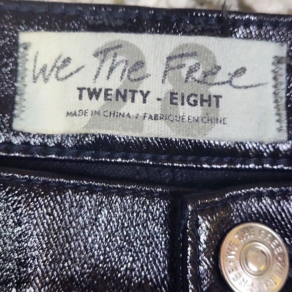 We The Free faux leather pants. Size 28 - Picture 5 of 9